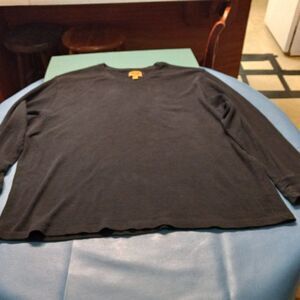 The Foundry Men's Black Insulated 100% cotton Long sleeve shirt